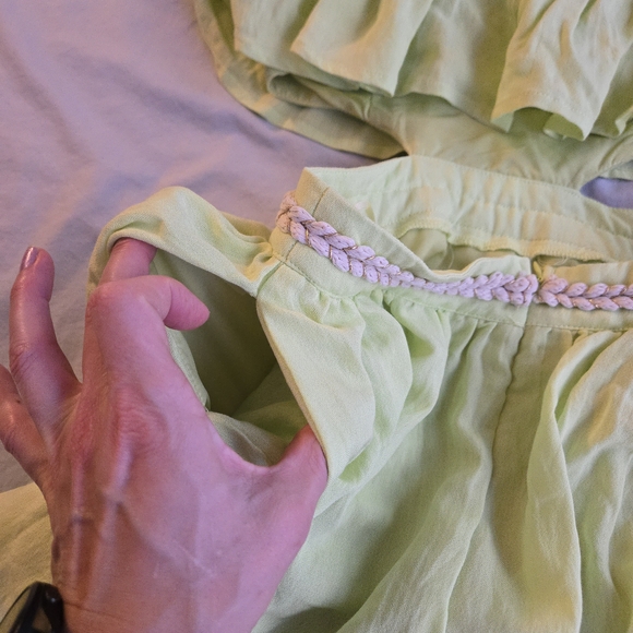 DO+BE Debbie Cut Out Halter Dress Lime Green Mini - Picture 13 of 16